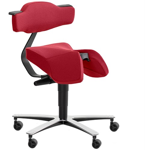 Sadelstol med ryggstöd Färg (Beställningsfärg Illusion)